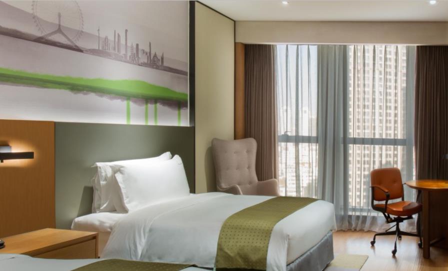 Holiday Inn & Suites Tianjin Downtown By Ihg,Tianjin Drum Tower,Joycity Shopping Mall,Tianjin Ancient Cultural Street,Haihe River,The Porcelain House,Convenient Access To Tianjin Binhai International Airport Exterior photo